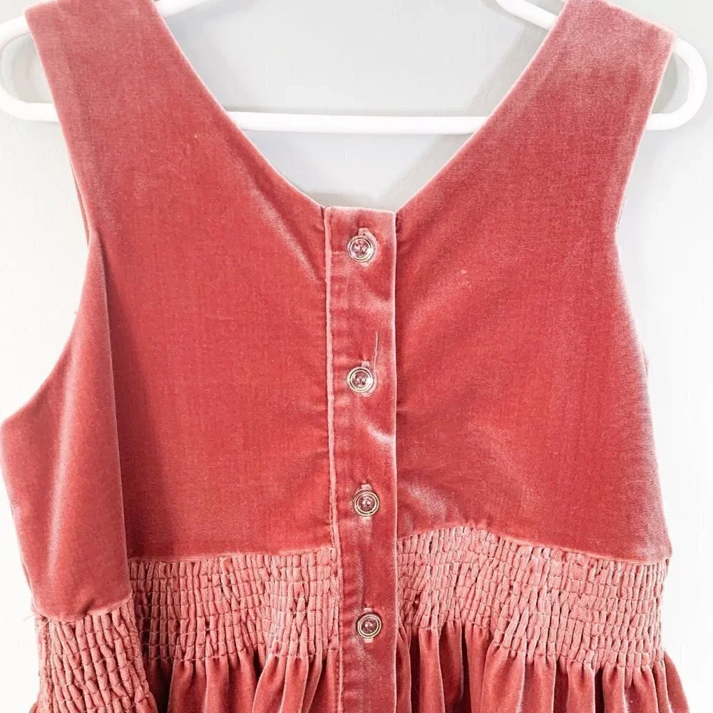 Rowe sleeveless velvet